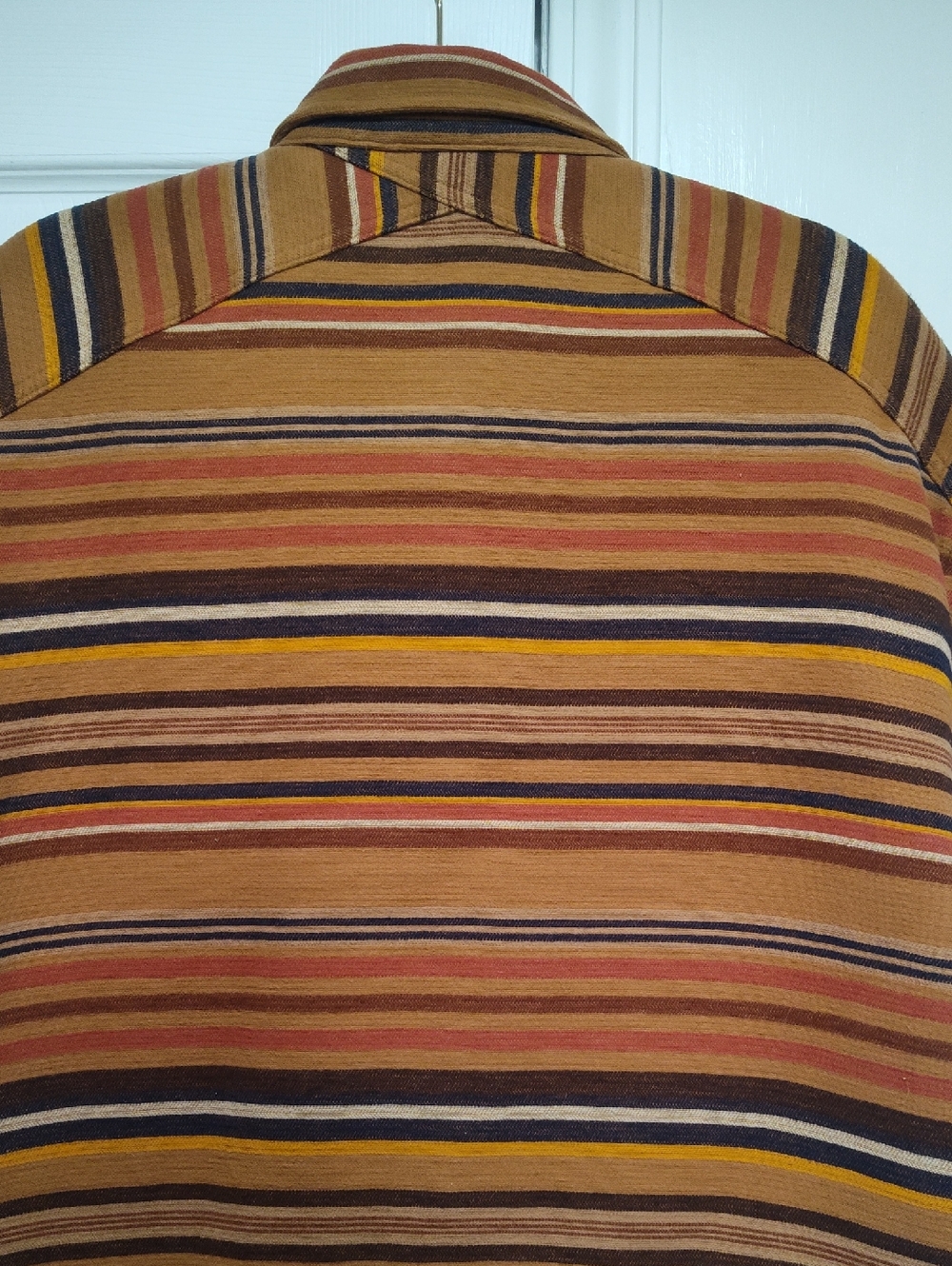Pendleton Striped Snap-Front Jacket In Size Extra Large - Picture 2 of 6